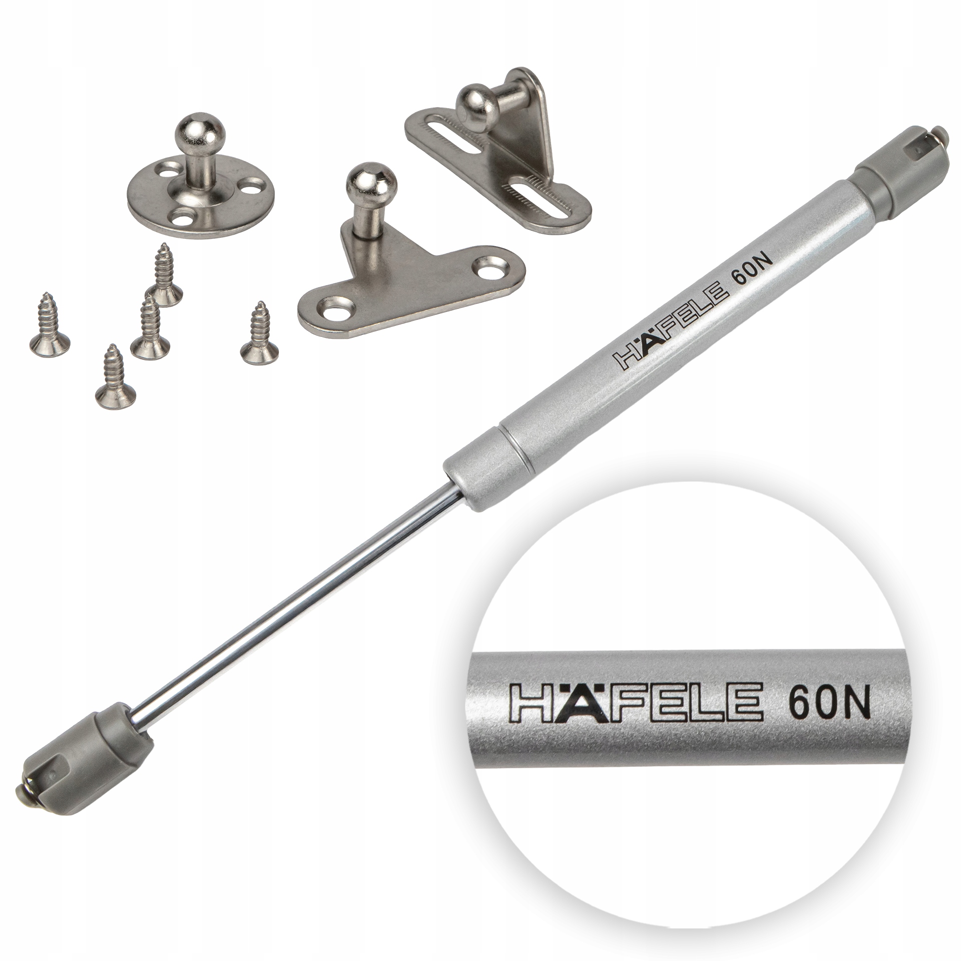 Nábytkový zdvihák Plynový pohon Hafele 60N 373.82.916 50ks