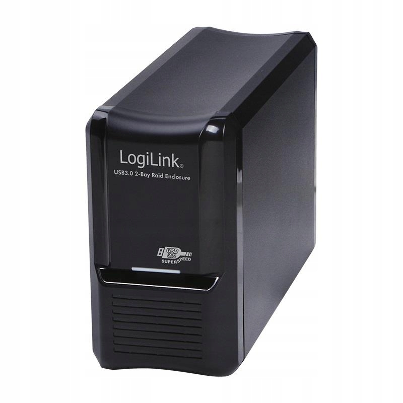 Obudowa USB3.0 2xHDD 3.5" Raid, Sata 3 LogiLink