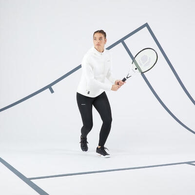 Bluza tenisowa z kapturem na krótki suwak Artengo Soft Dry 900 Rozmiar 40