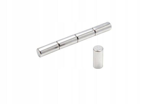Magnet Neodymový válcový Mw 6,4x14 N38 100 ks