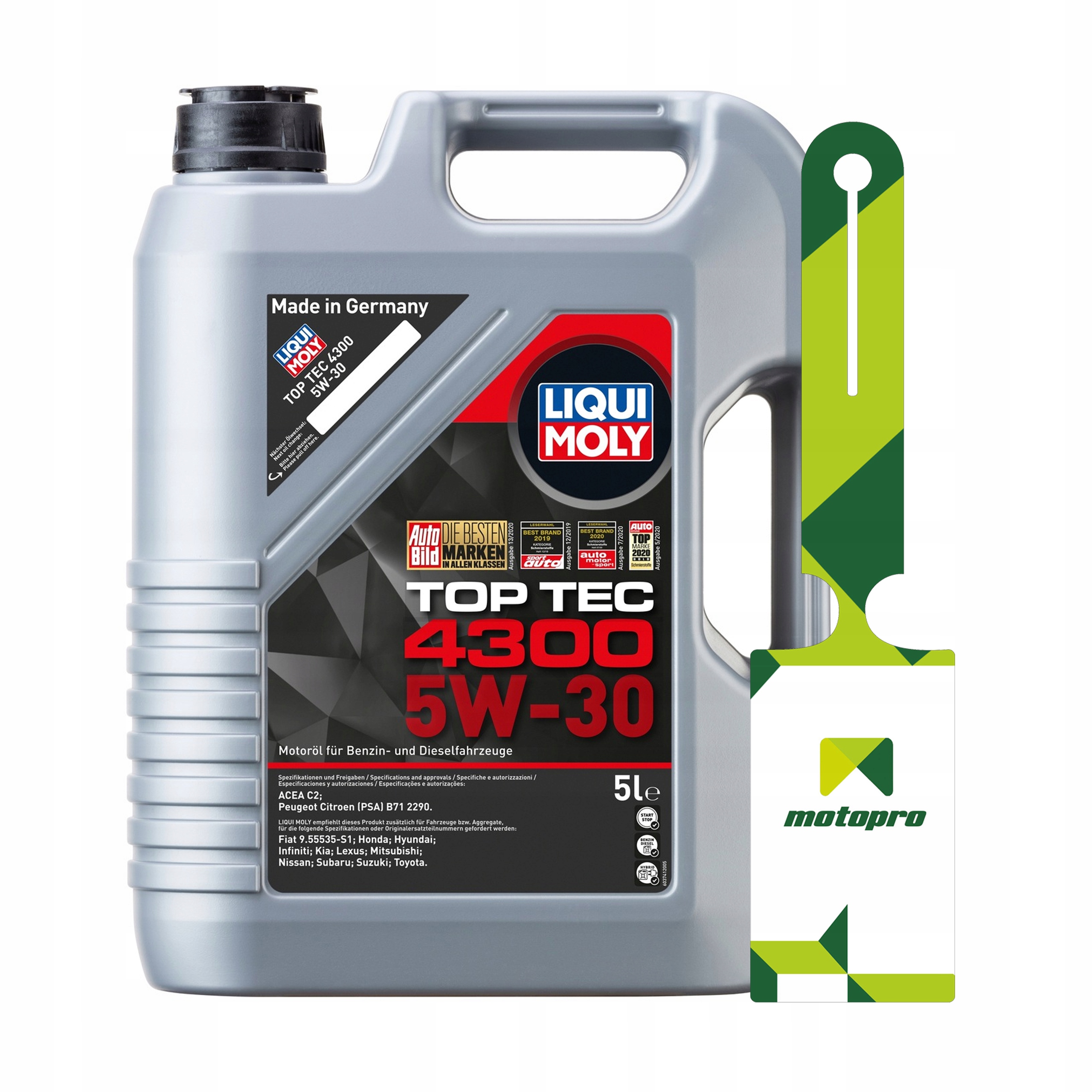 

Olej Liqui Moly Top Tec 4300 5W30 5L