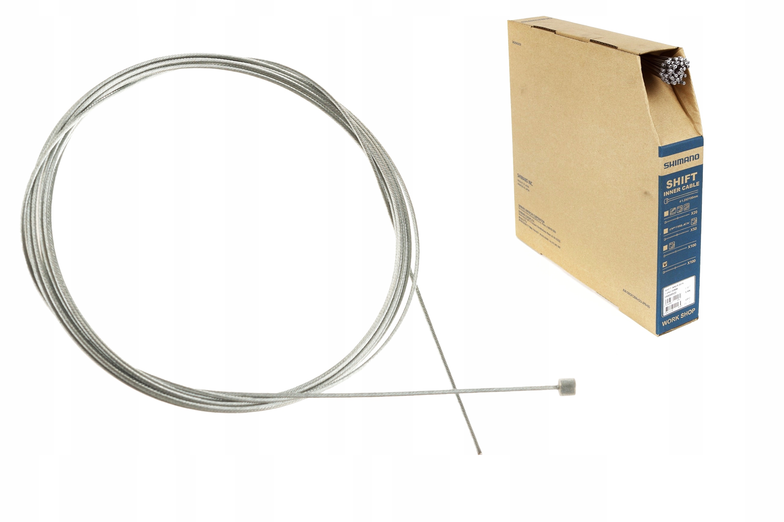 

Linka Przerzutki Przód/ Tył Shimano 2100mm Stalowa
