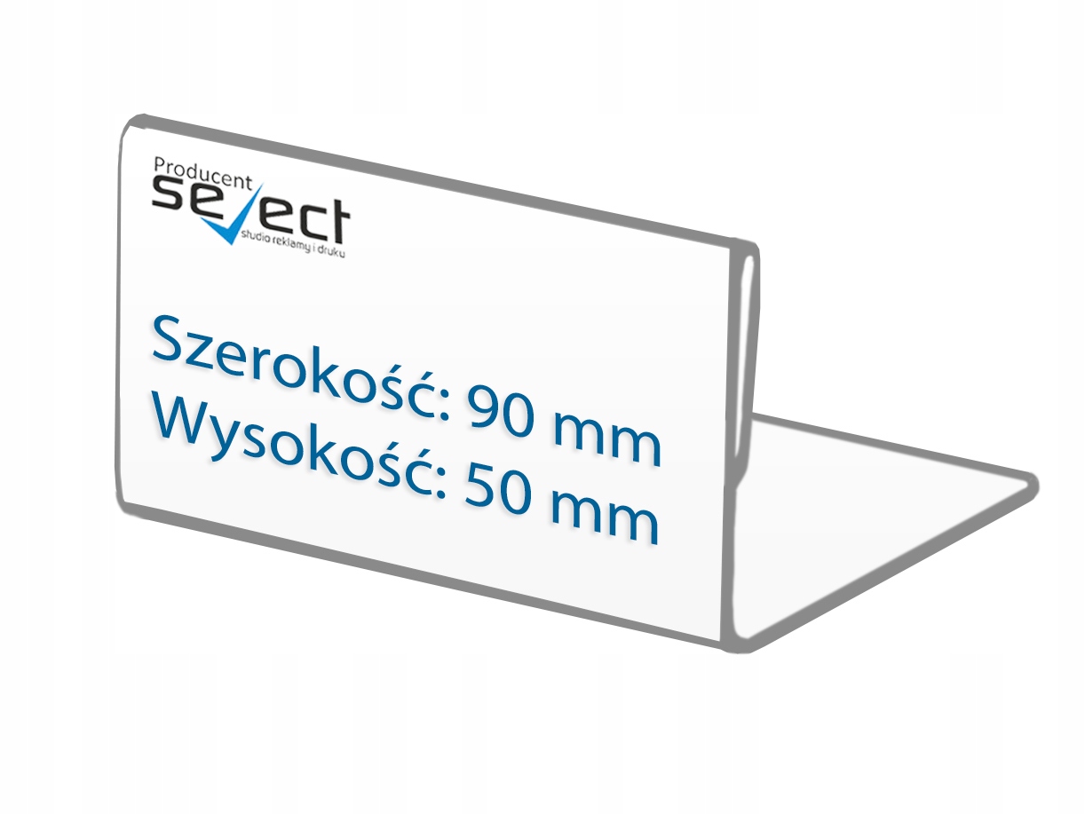 

Stojak z Plexi na Ulotkę Cenę Opis typ L 9x5 cm