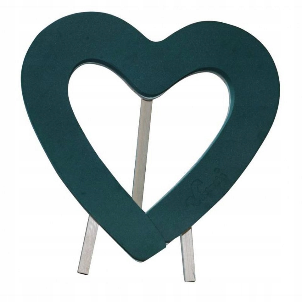 Houbička srdce otevřená na nohách, výška 54 cm, šířka 63 cm GF-SERCEO54X63NOHY