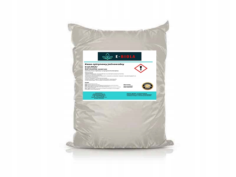 Levně Kyselina Citrónová Potravinářský Monohydrát E330 5 Kg