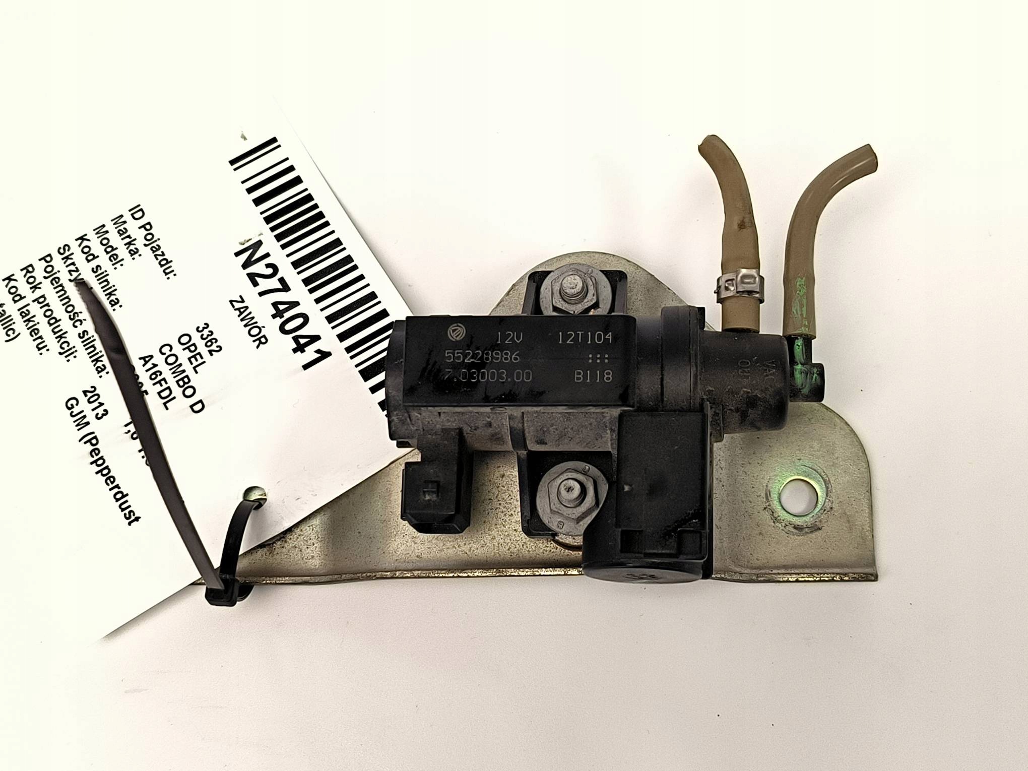 Sensor Unterdruck 55228986 OPEL COMBO D