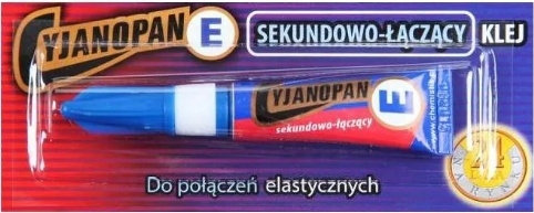 

Klej Cyjanopan Elastyczny Szybki E Tubka 2G
