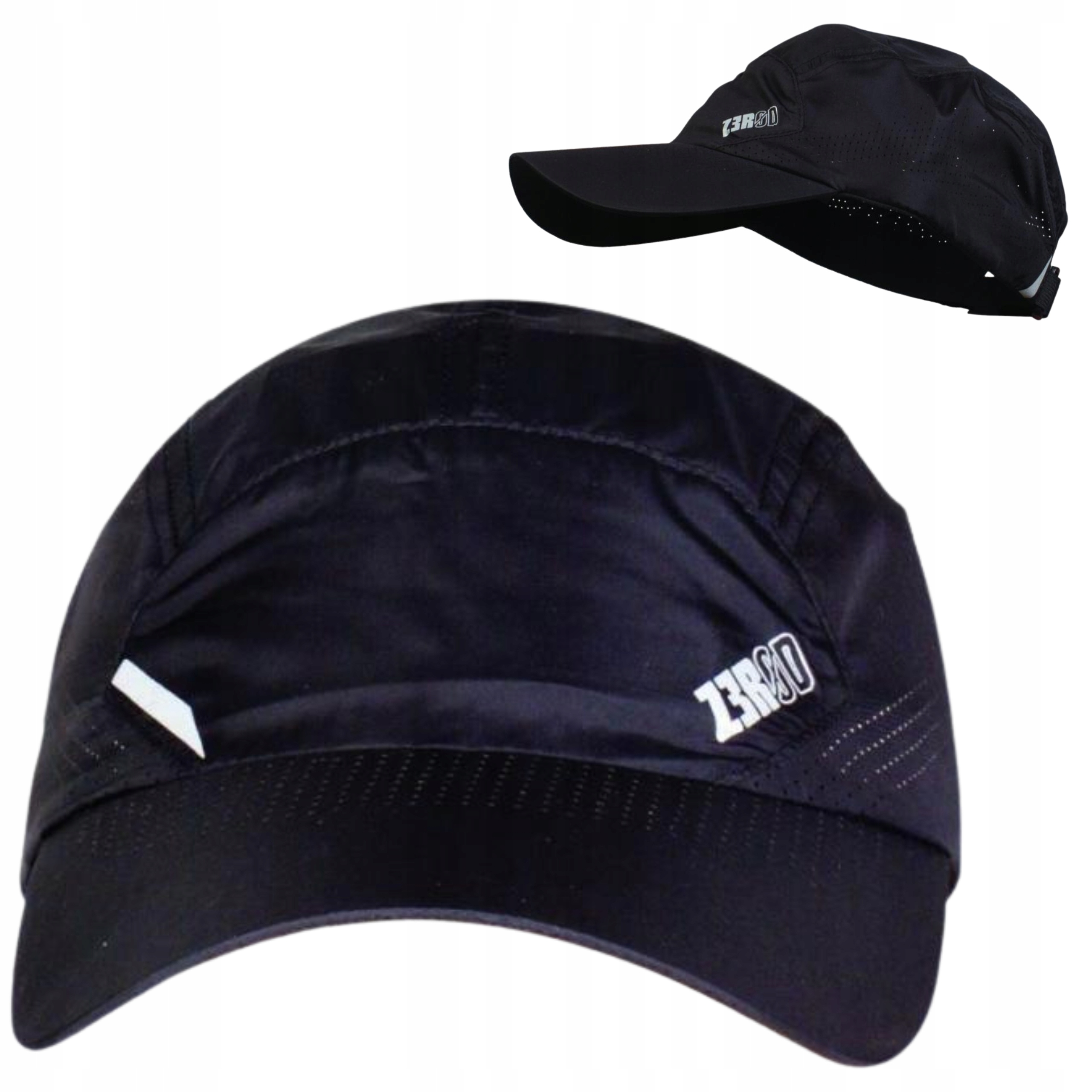 Czapka z Daszkiem do Biegania Zerod Running Cap Czarna