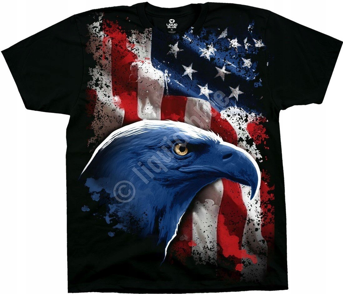 Americká ikona tekutá modrá 2XL