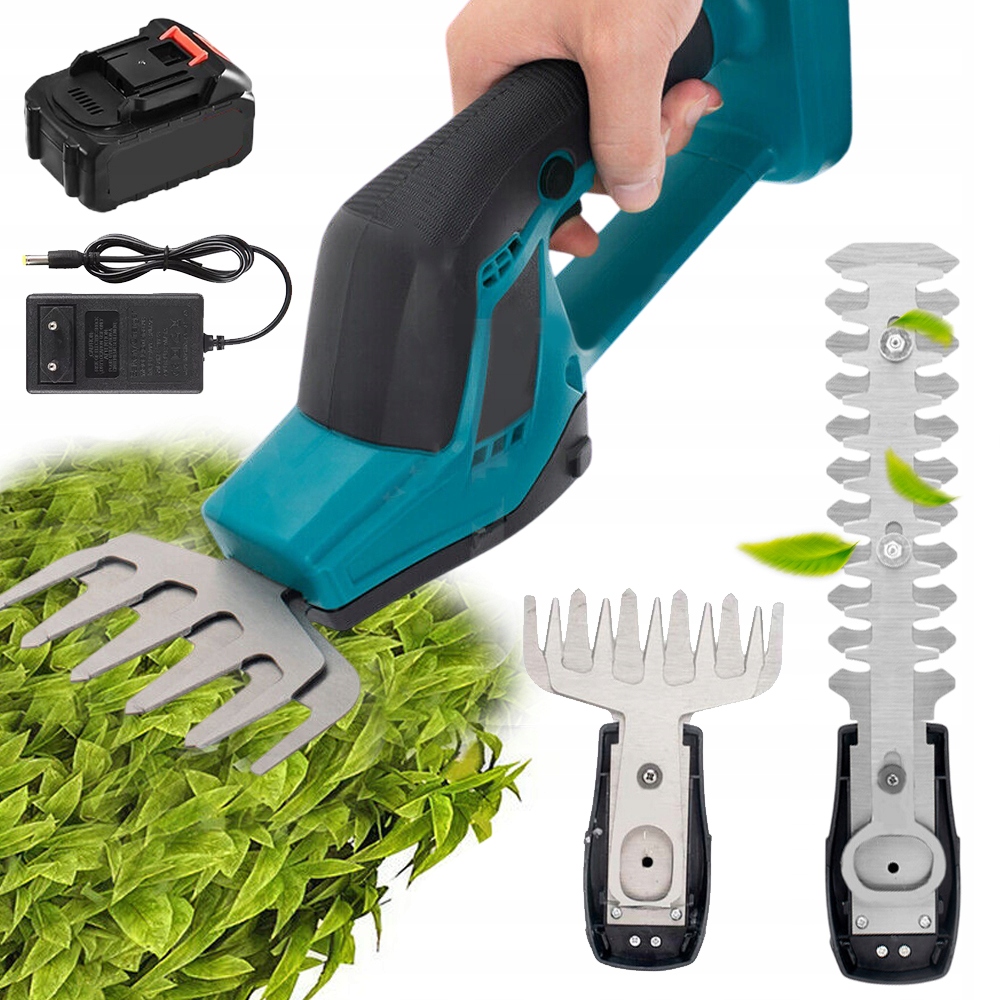 Akumulátorové Nůžky Na Trávy A Keře, Elektrické, Výkonné 2600 Mah Čepele