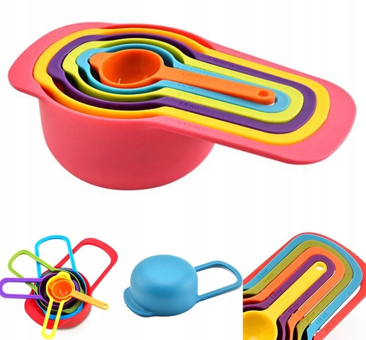 

Miarki Kuchenne Zestaw Miarek Łyżki Kuchni Miarka