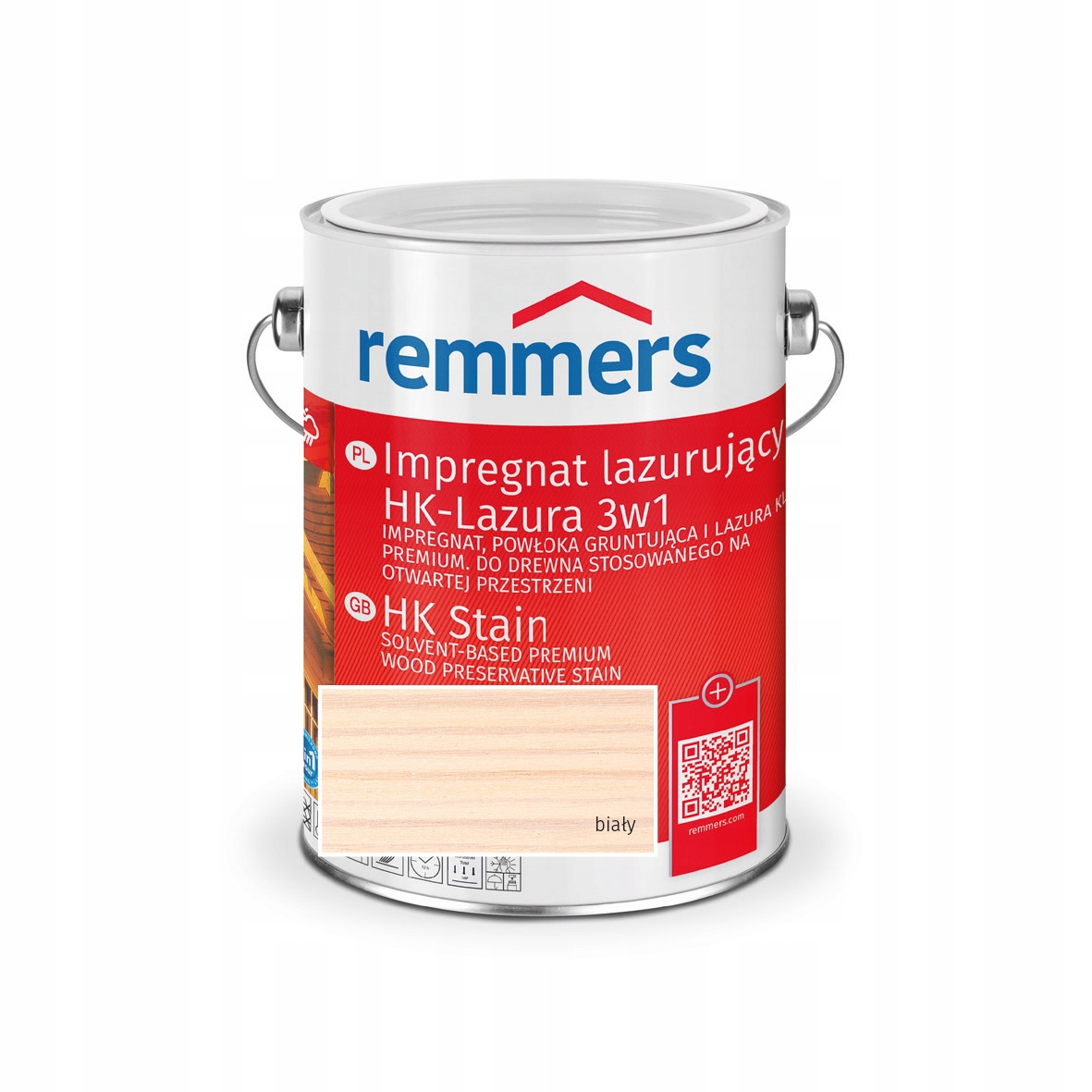 

Remmers Impregnat Hk-Lazura 3W1 Biały 2,5L