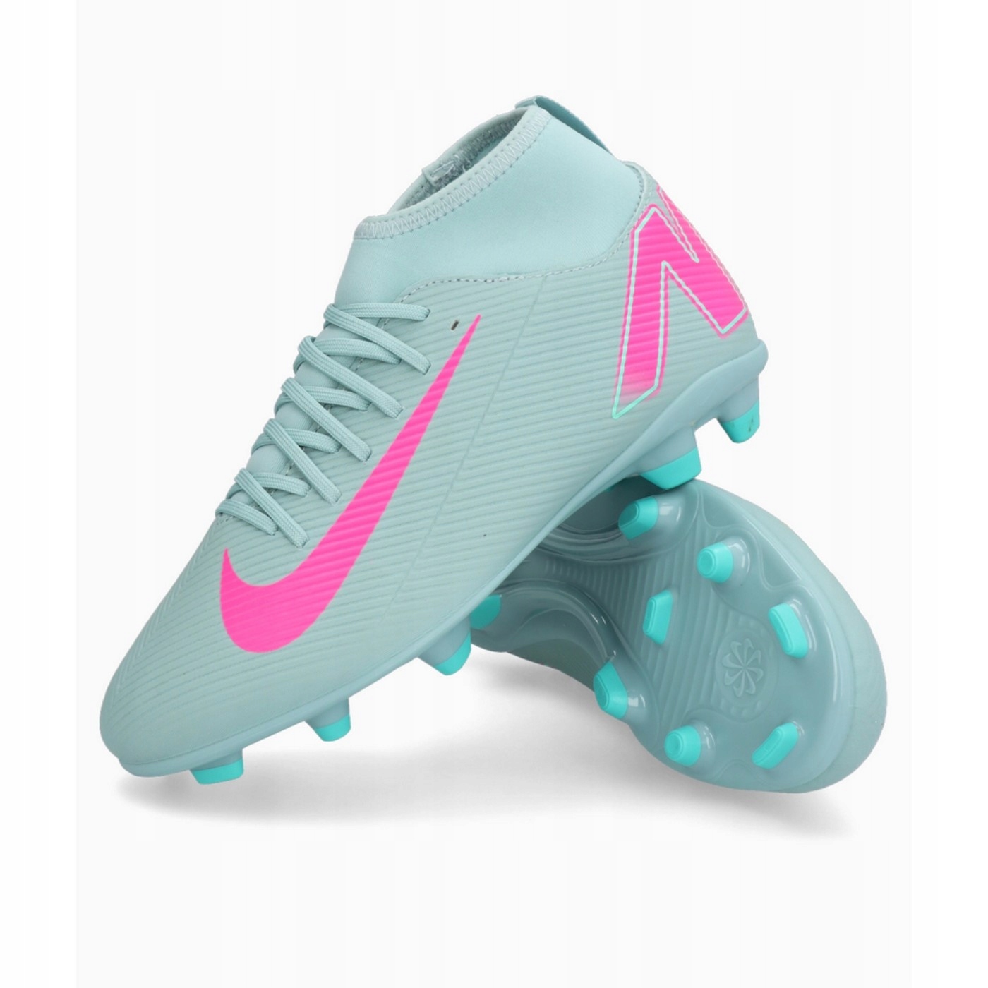 Fotbalová obuv zátky Nike Jr. Mercurial Superfly 10 Club zelené 36,5 Eu