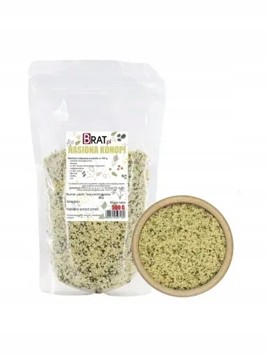 2x Brat Semena konopí 500 g