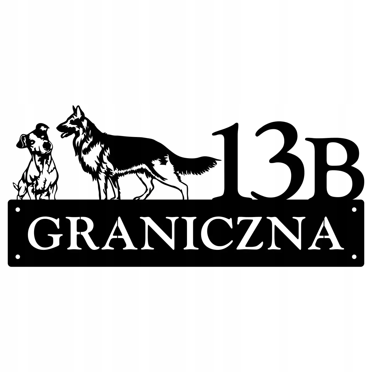 Číslo Na Dom 48 cm Tabuľa Adresa Ocel 2 mm Grafika 148