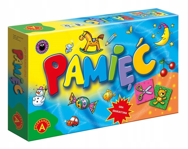 PAMIĘĆ Gra Edukacyjna Pamięciowa MEMORY Alexander