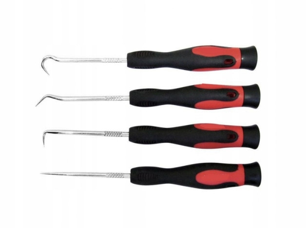 Zestaw Haczyków Monterskich 4SZT 17CM Magnetyczne Końcówki, Grotów