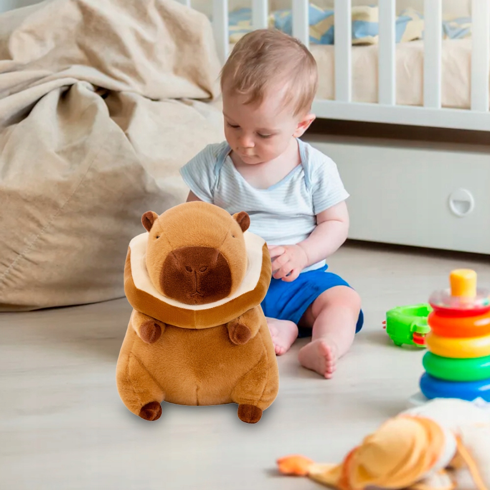 MASKOTKA PLUSZOWA KAPIBARA CAPYBARA CHLEBEK TOST PRZYTULANKA NA PREZENT Marka 100