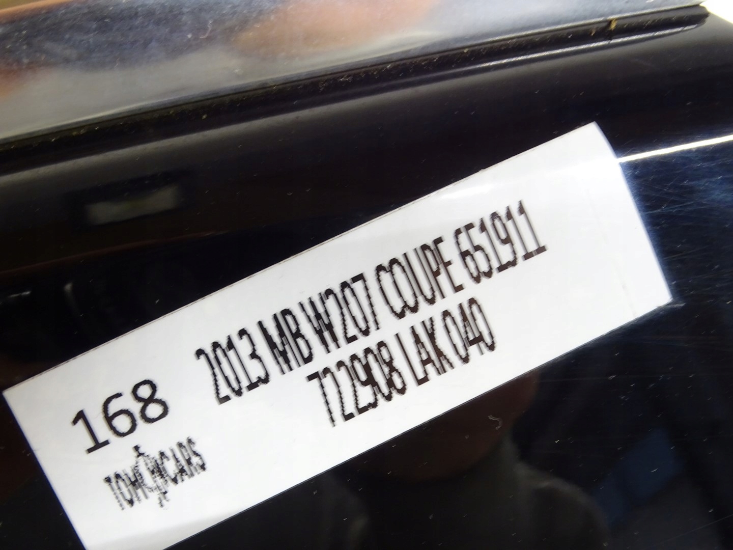 door left front left front MERCEDES W207 COUPE LAK 040
