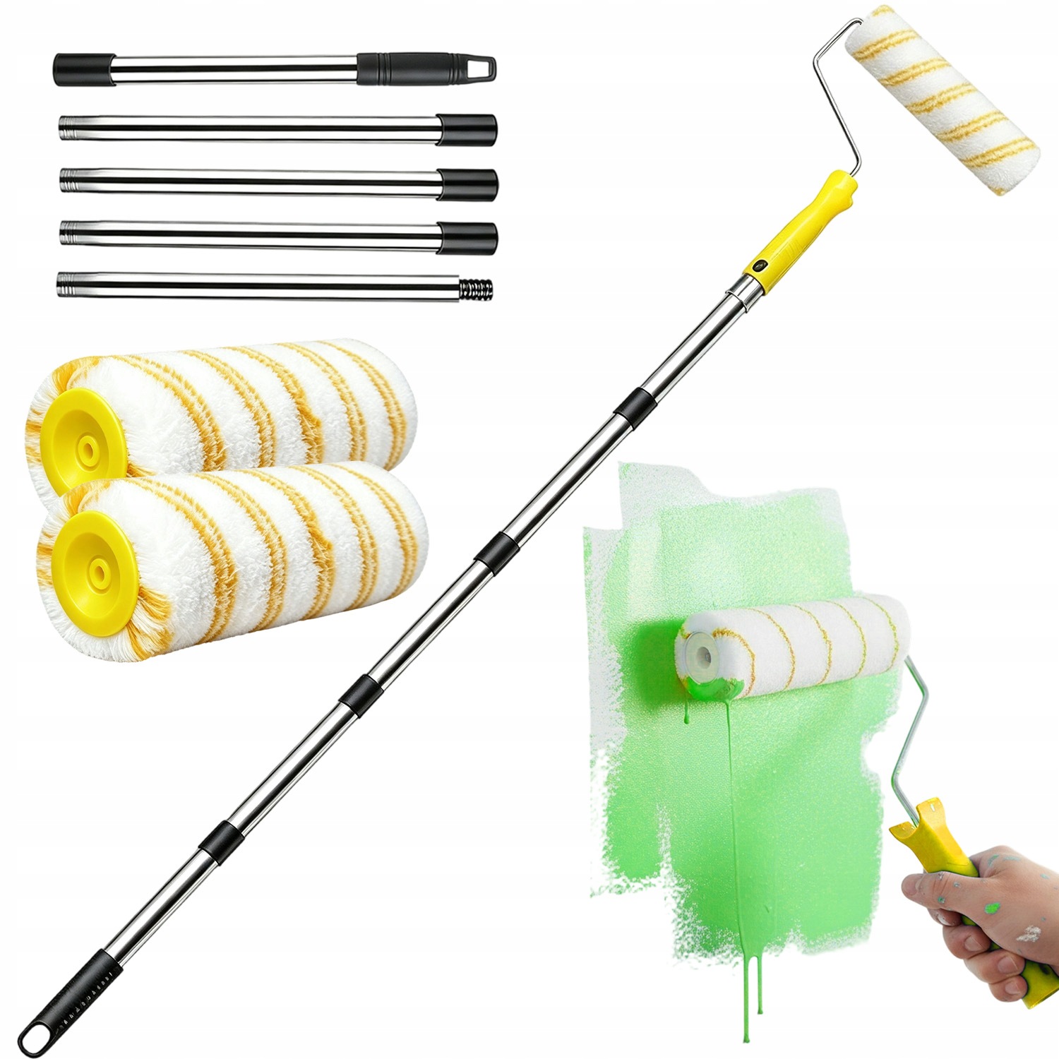 Malířský Váleček Na Malování Stropu Ceiling Teleskopická Tyč 2 M Univerzální