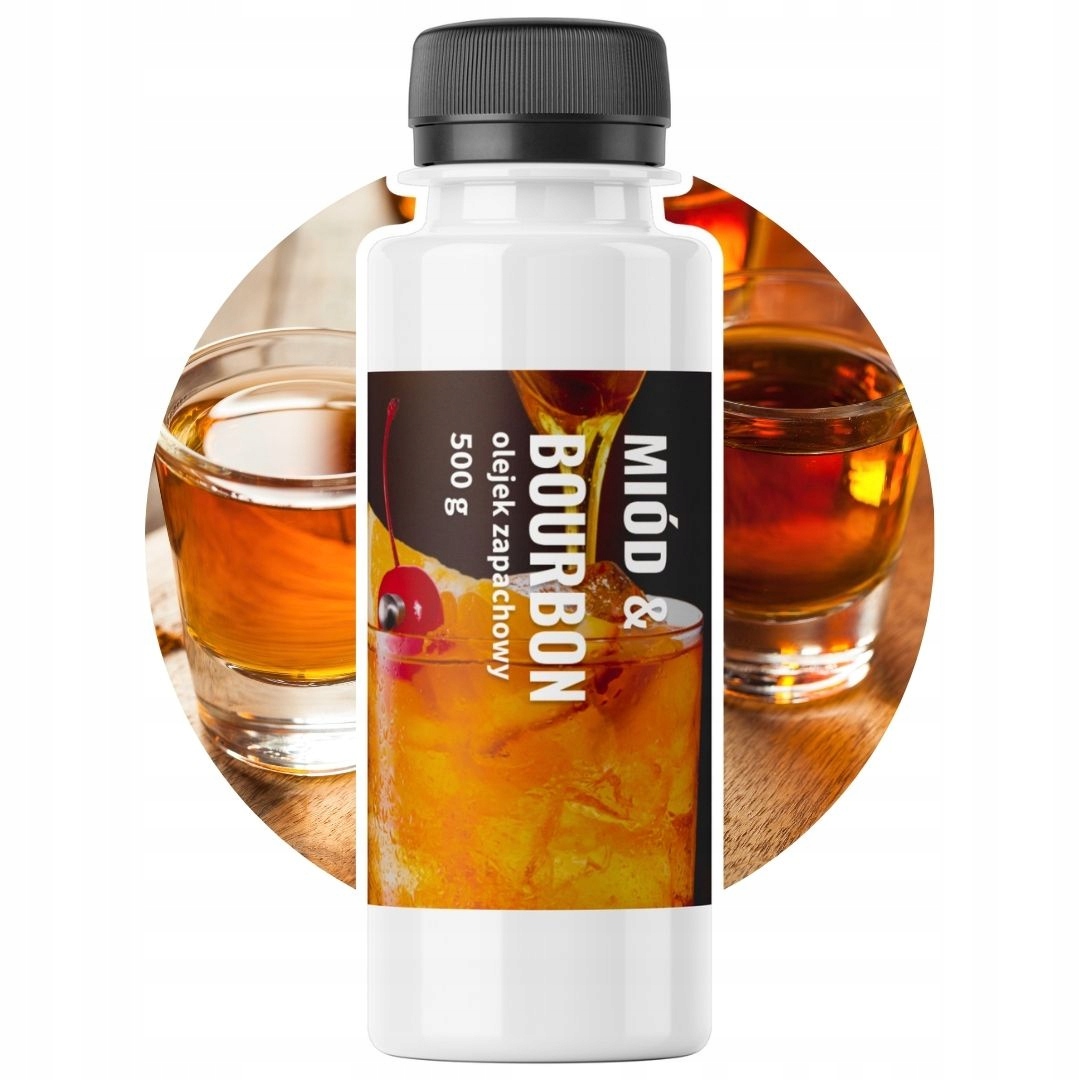 Vonný olej Med A Bourbon 500 g na voskování mýdlových svíček a kuliček