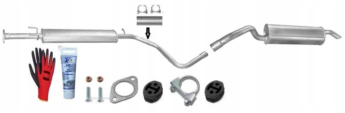 Fiat Stilo 1.6 (2005-2007) Kombi Tlumič Koncový bonus