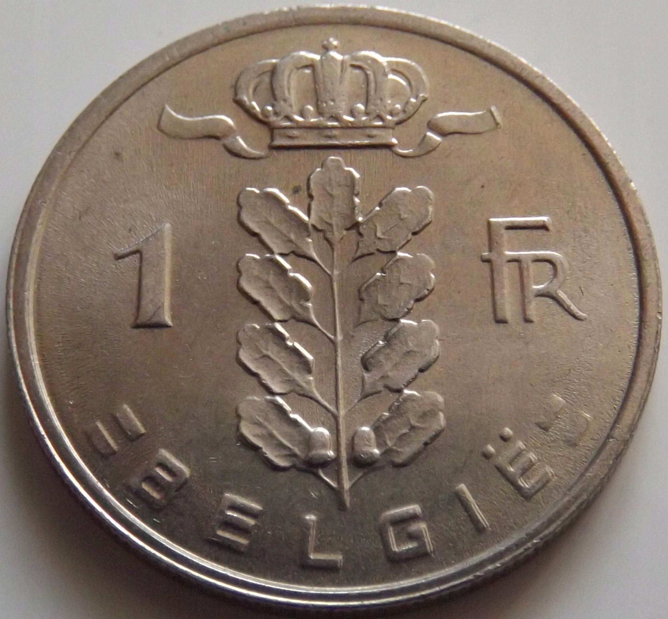 Belgia 1 Frank 1980 st. 1/1-