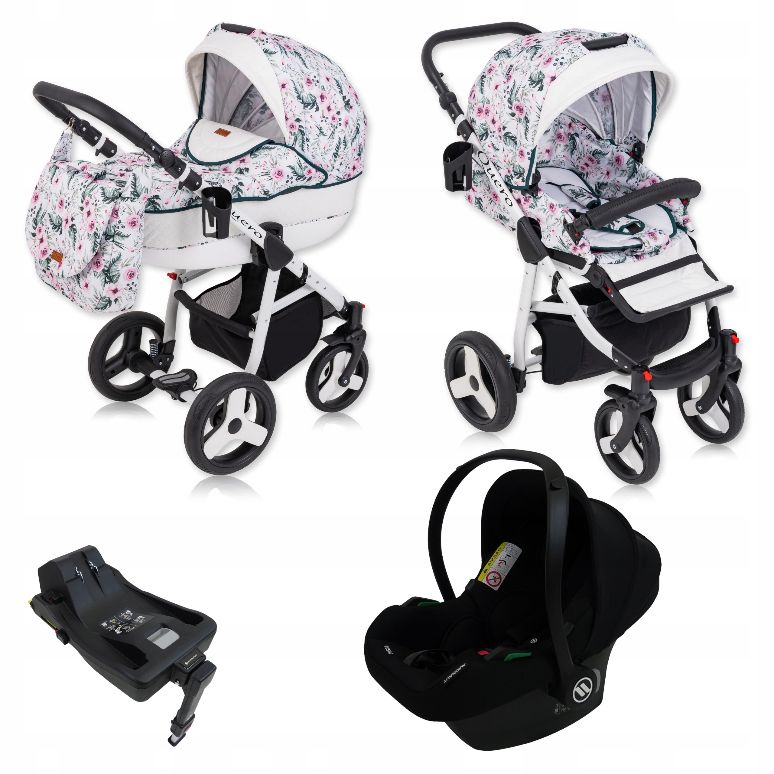 Quero Alu Eco Wózek Dziecięcy 4W1+ISOFIX13KG Karex