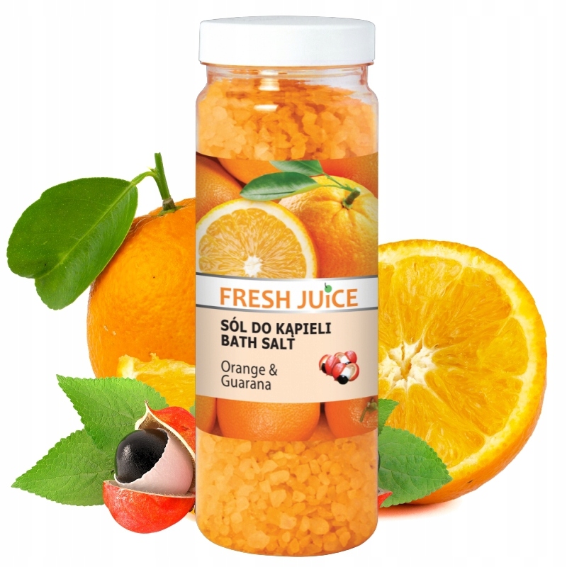 

Fresh Juice Sól Do Kąpieli Pomarańcza Guarana 700g