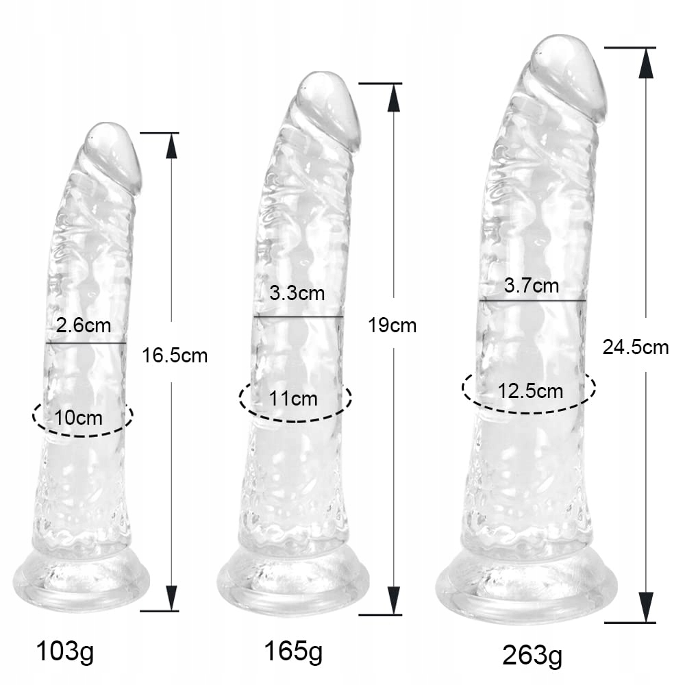 KLARES Zestaw Dildo z Przyssawką Realistyczne Dilda Analne dla Mężczyzn — miniatura 2