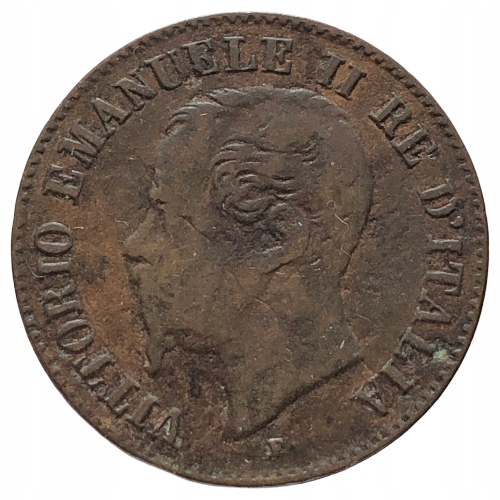 61745. Włochy, 2 centesimi, 1861r.