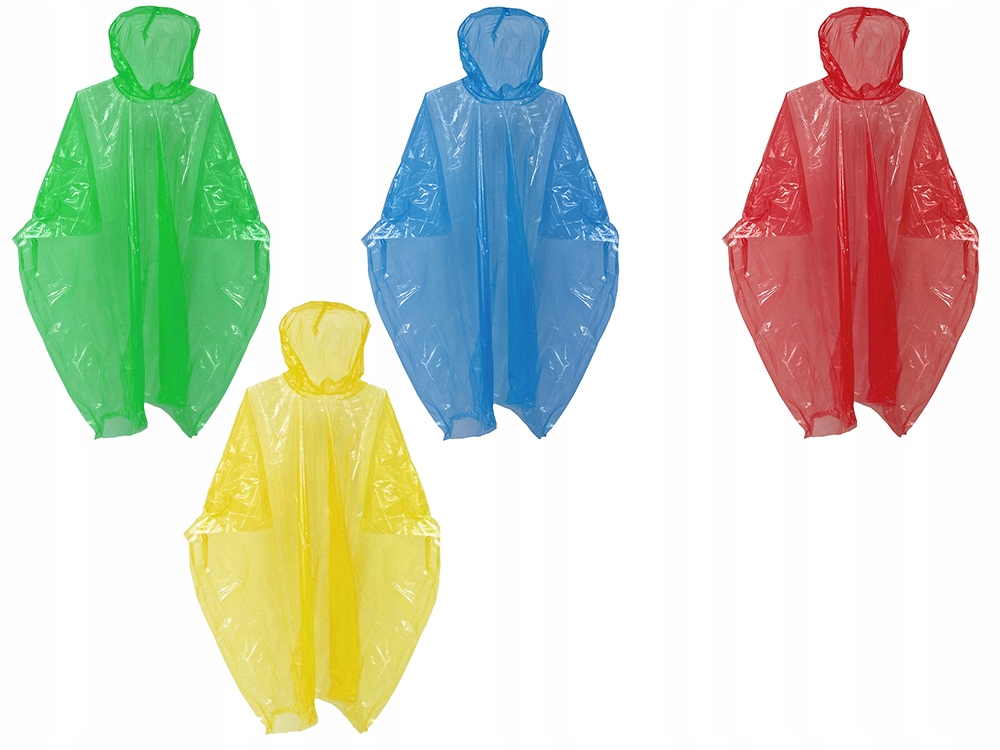 PŁASZCZ PRZECIWDESZCZOWY KIESZONKOWY PELERYNA Materiał dominujący Polipropylen