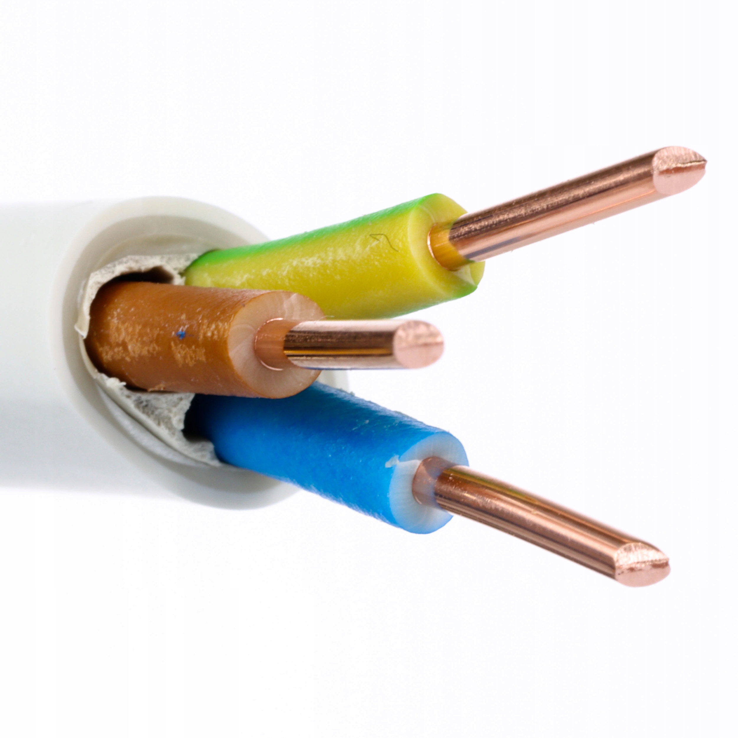 Przewód elektryczny drut YDY3x4 instalacyjny 100m.
