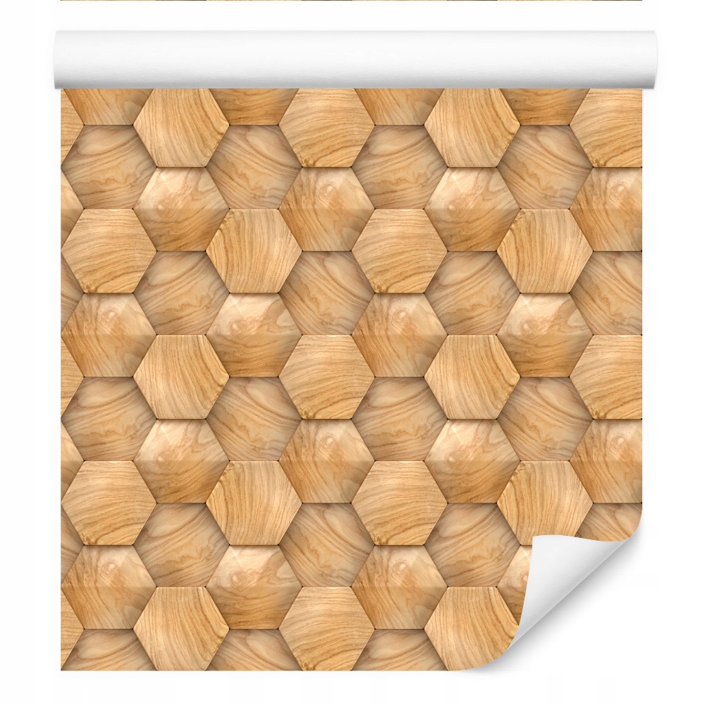 Tapeta 3D dřevěný vzor moderní /770886901