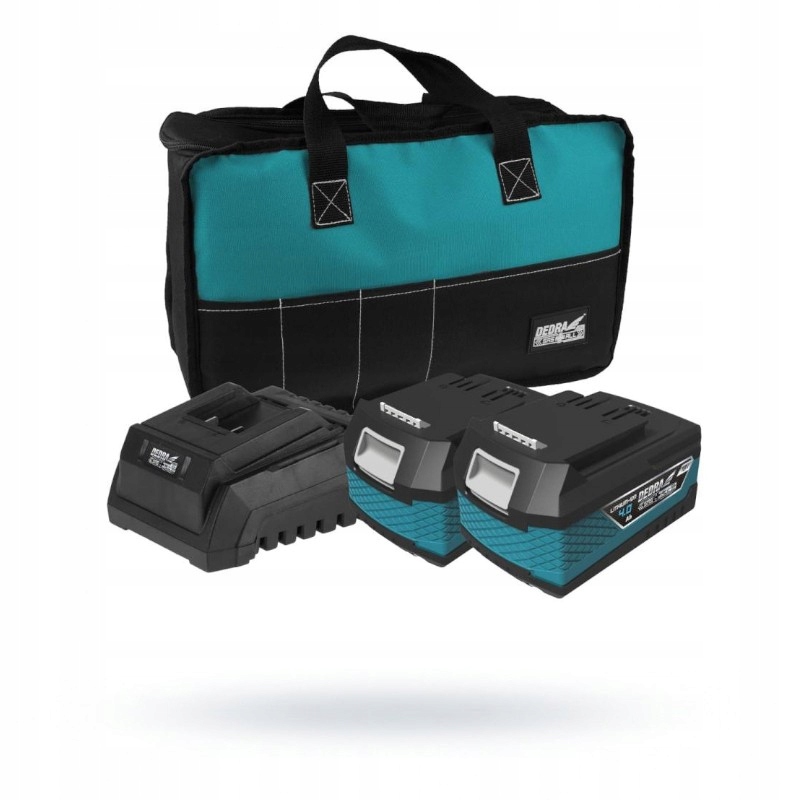 Zestaw startowy Dedra DED7030G03 ładowarka 2x4Ah