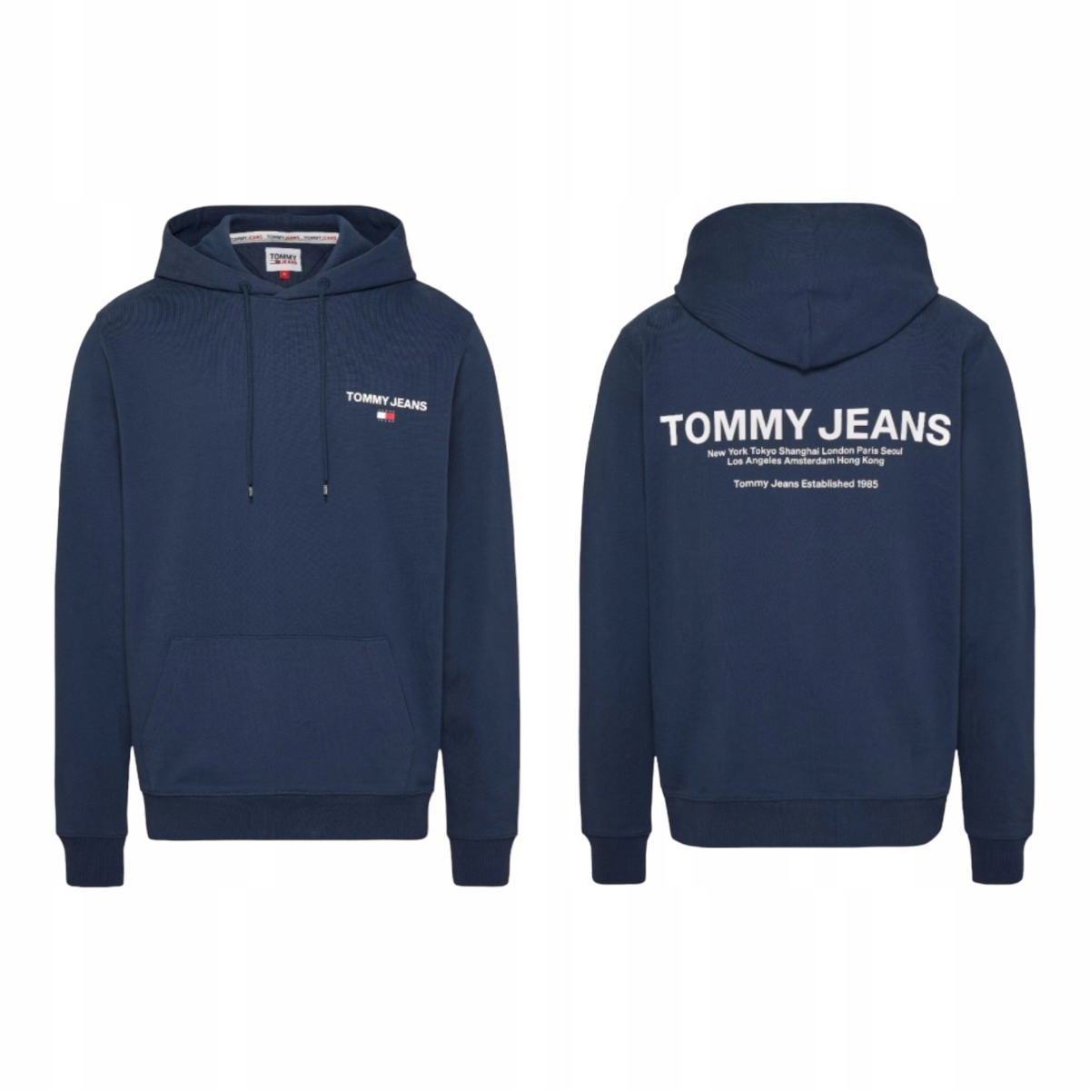 Tommy Hilfiger Pánská Mikina S Kapucí Tjm Reg Entry Graphic Tmavě Modrá r.XL