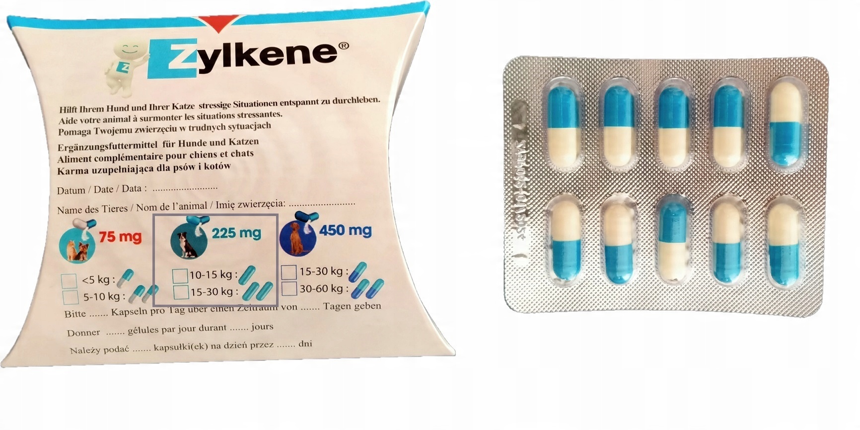 

Zylkene 225 mg x 10 Tbl