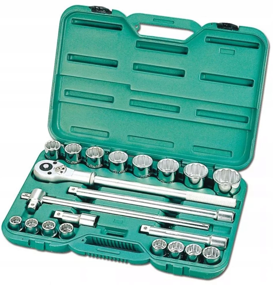 Zestaw kluczy nasadowych 3/4" 19-50MM 12-KĄTNYCH 21 szt Honiton H6221