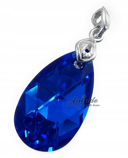 Nejnovější Krystaly Náhrdelník Blue Comet Stříbro