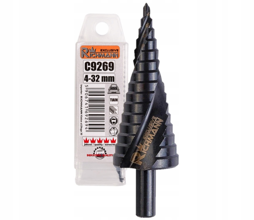 

Wiertło stopniowe Richmann C9269 4-32mm