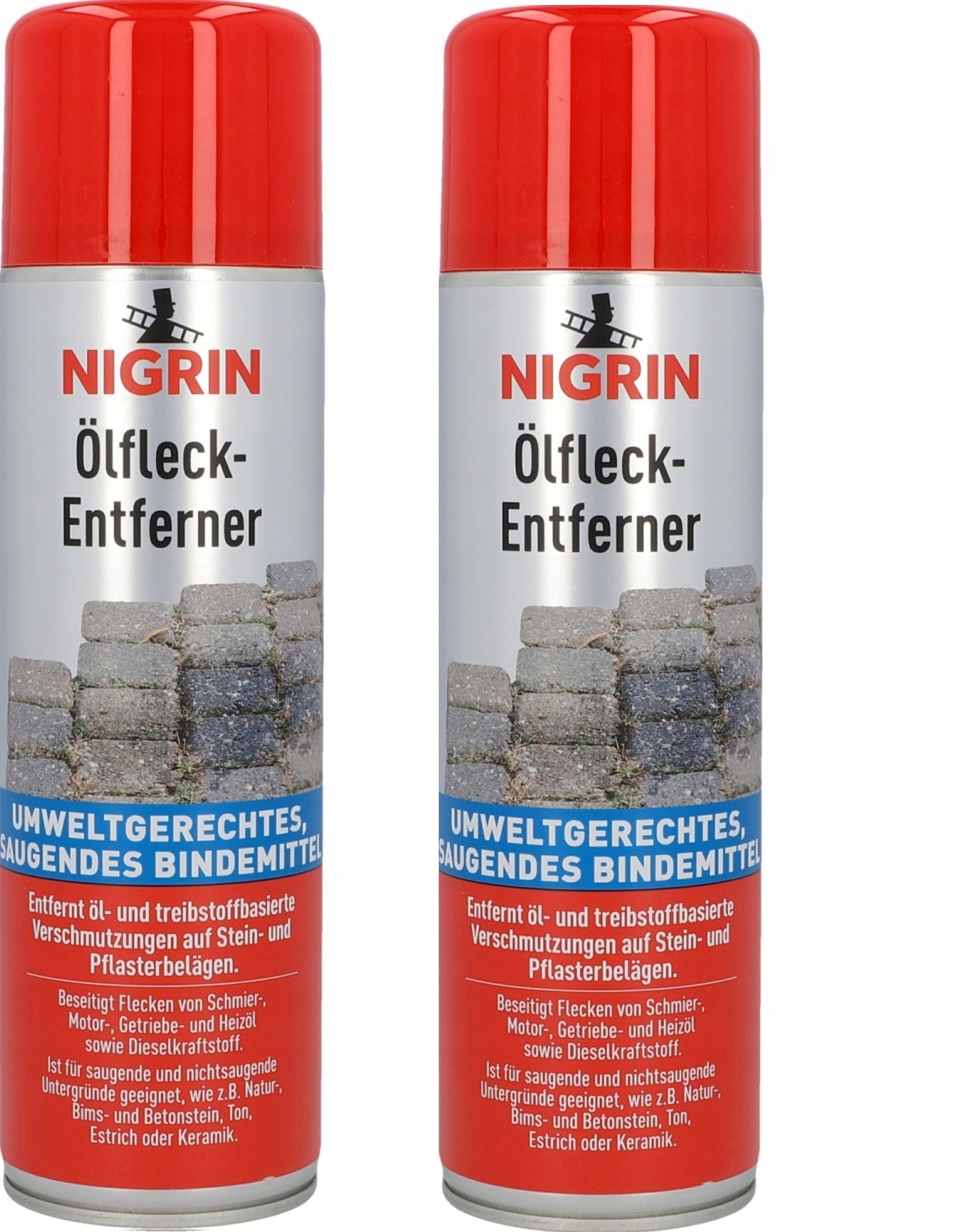 Levně Nigrin 2x Odstraňovač Olejových Skvrn Z Dlažebních Kostek Sada 2 Ks