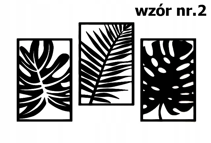 Geometryczny Potrójny Panel Obraz Na Ścianę 55cm Format pionowy