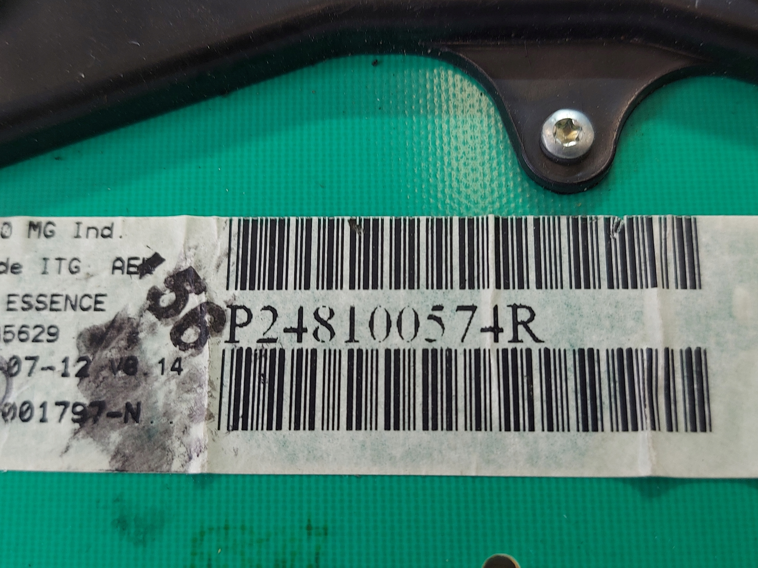 dials clock DACIA SANDERO 1.6 16V P248100574R