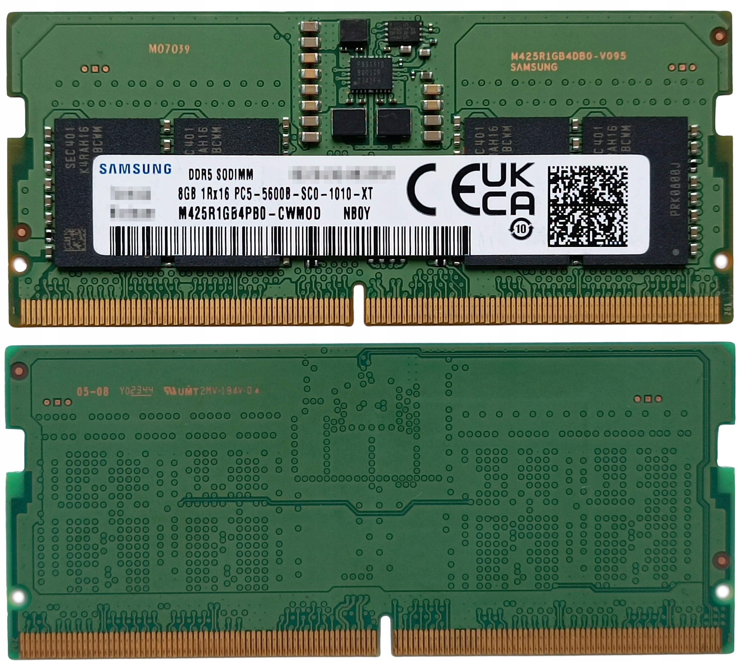 (n) 8GB 1*8GB Samsung DDR5 5600MHz 1,1V M425R1GB4PB0-CWMOD