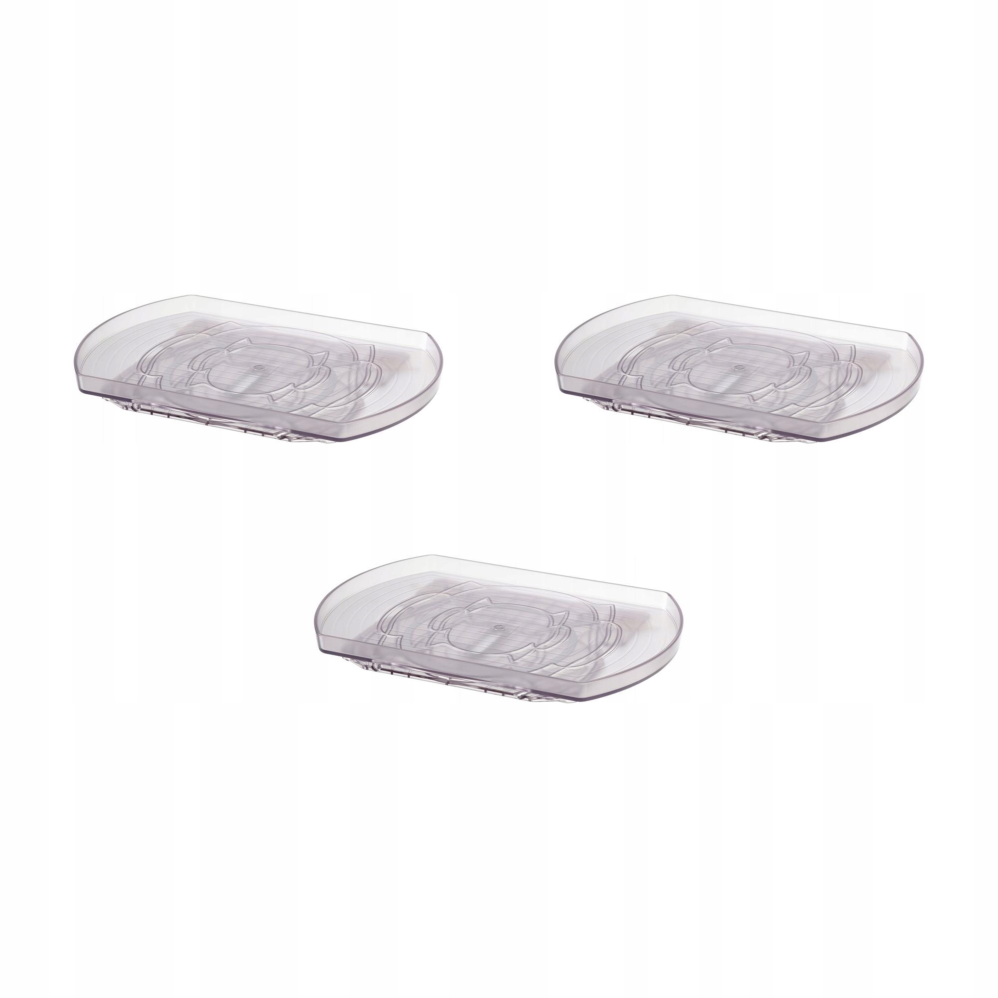 3 szt. Snurrad Podstawka obrotowa przezroczysty