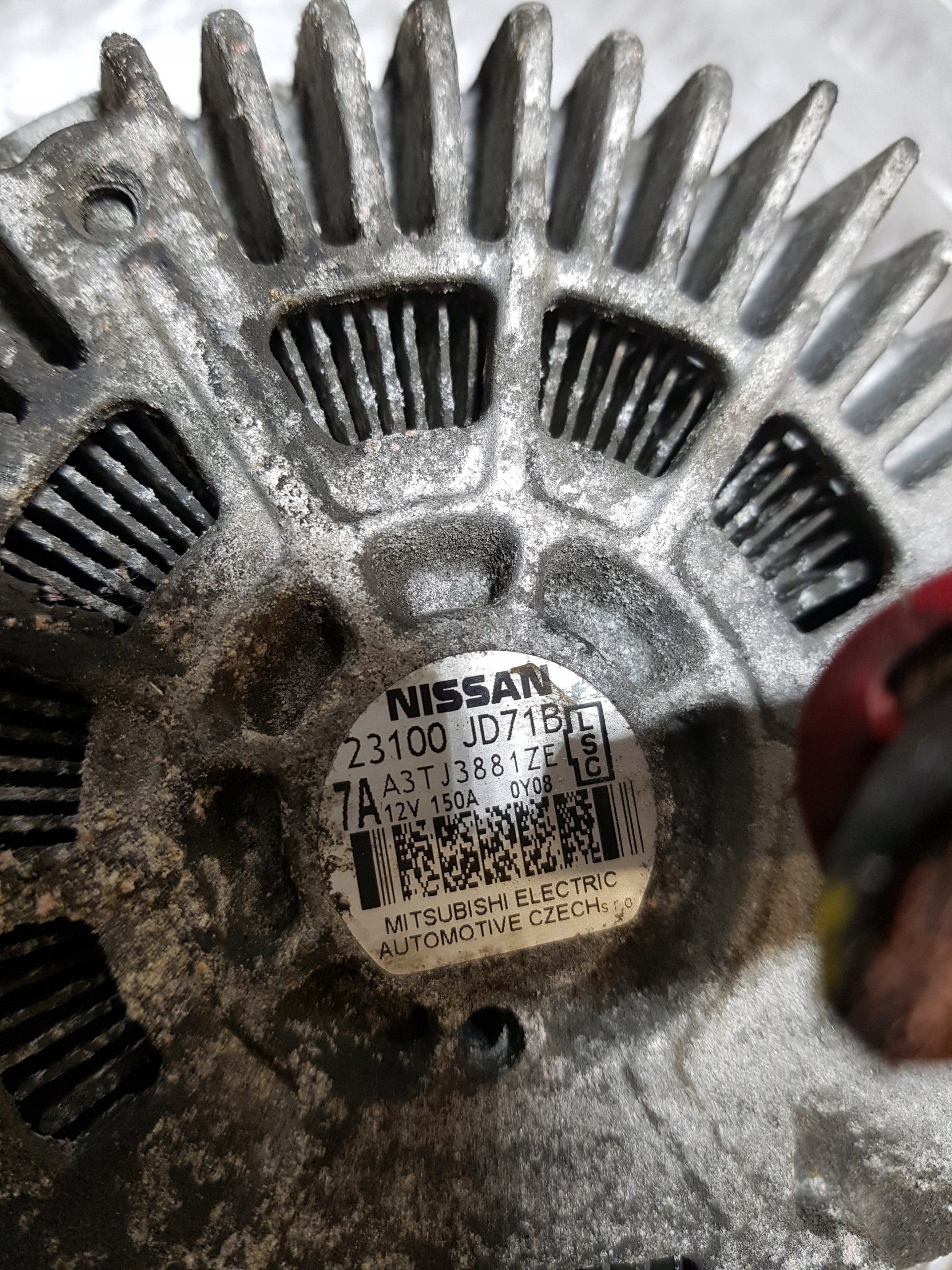 ALTERNATOR NISSAN QASHQAI 2.0 DCI 23100JD71B