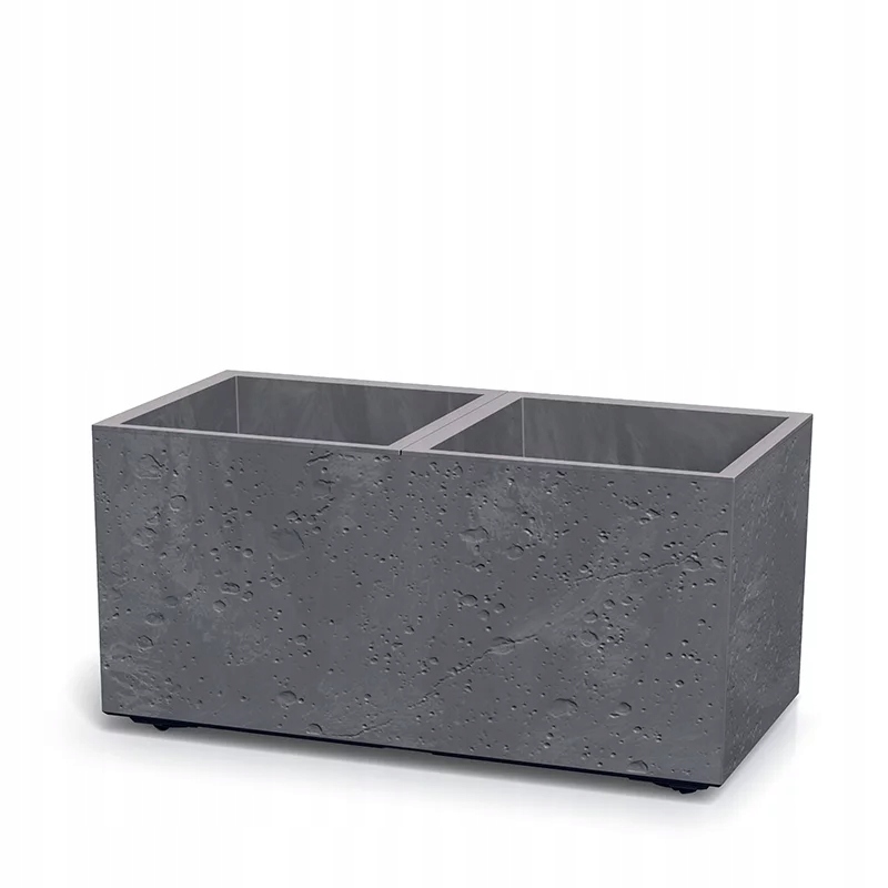 Prostokątna doniczka Sierra Case Beton Effect DSI800E marengo