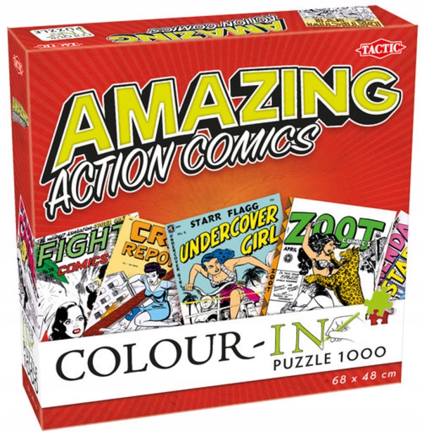 

Puzzle 1000 Action Comic puzzle do kolorowania