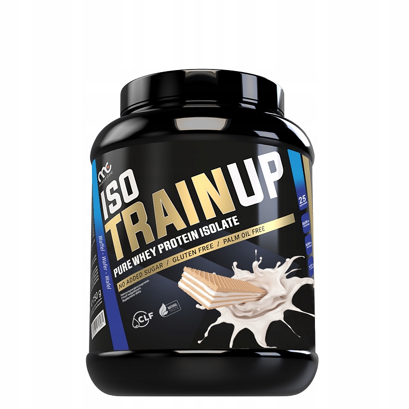 Muscle Clinic Iso Train Up 750g syrovátkový proteinový izolát vafle