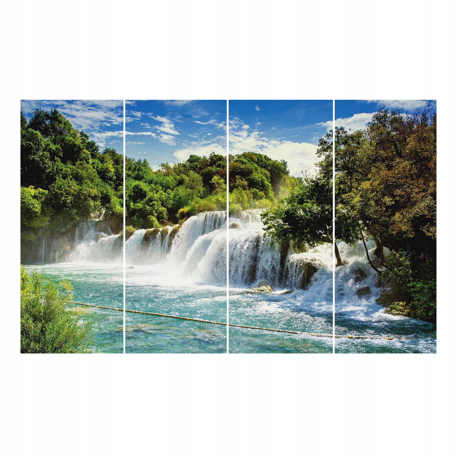 Fototapeta na zeď do kuchyně předsíně Úchvatný vodopád 416 x 254 cm
